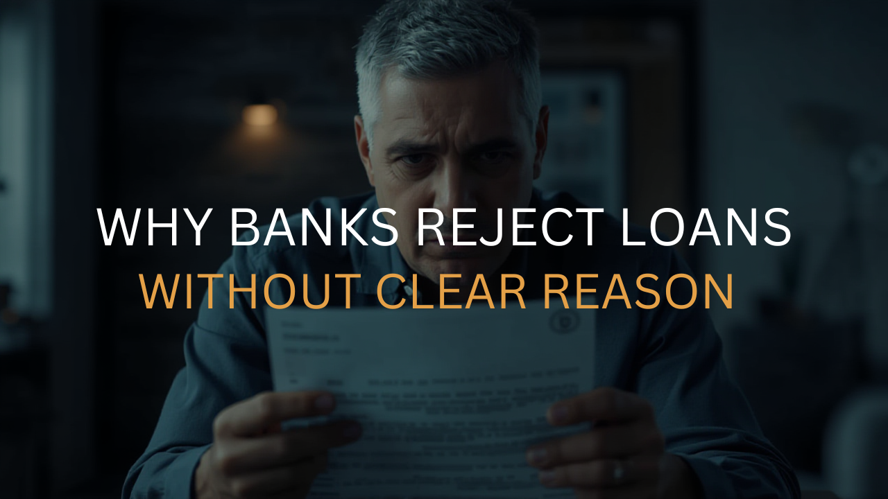 Why Banks Reject Loans Without Clear Reason (2026 Guide) | Hidden Reasons & Solutions Explained