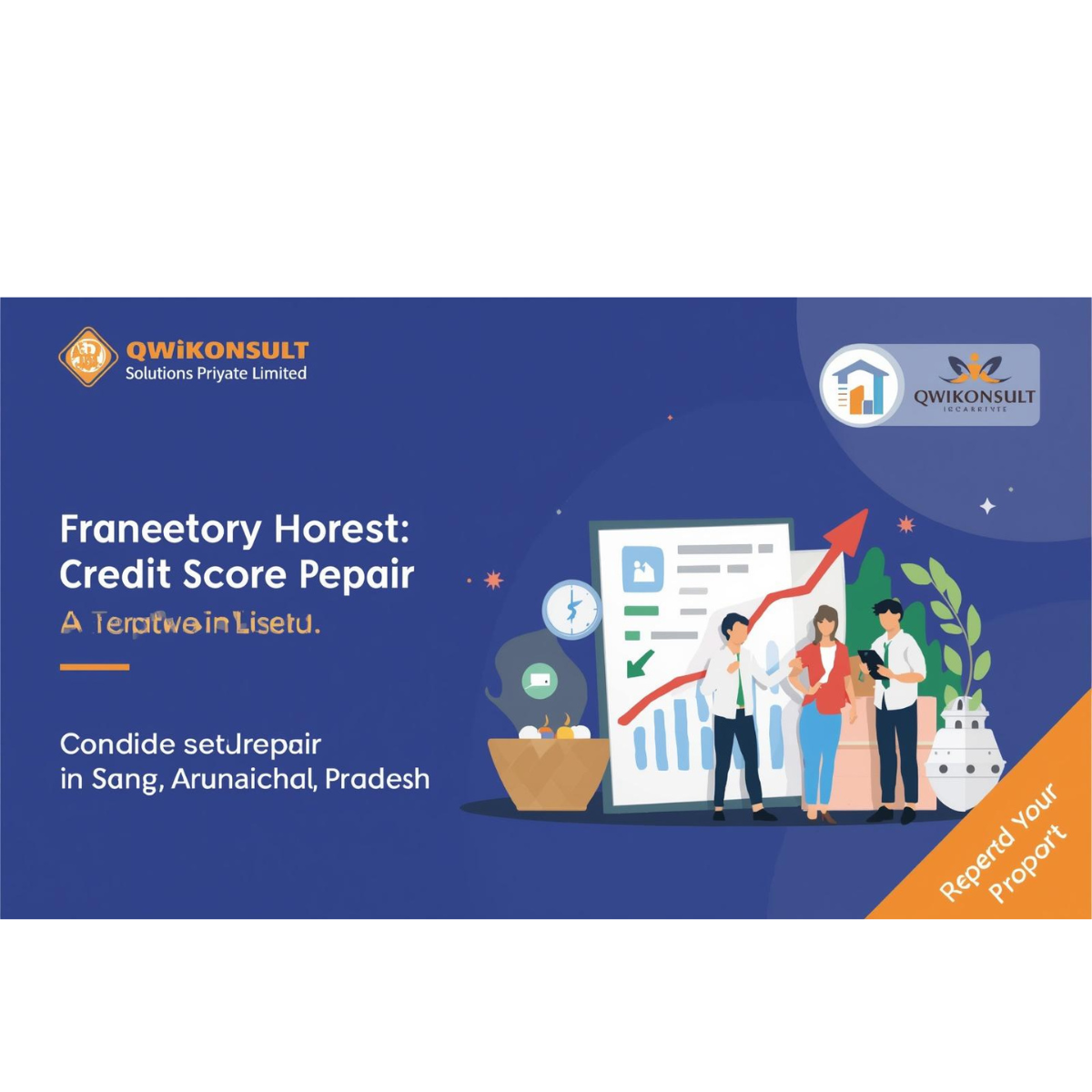 CIBIL Score Repair in Siang Arunachal Pradesh – Improve Your Credit Score with Expert Support from Qwikonsult Solutions Private Limited