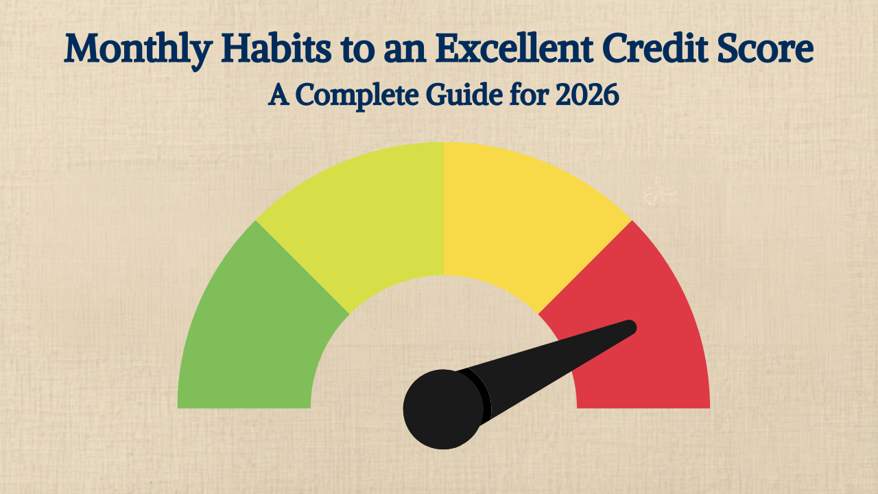 Monthly Habits to Maintain an Excellent Credit Score in India: Complete Guide for 2026