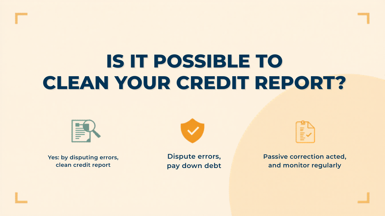 💳 Is It Possible to Clean Your Credit Report? – Complete Guide for Indian Users